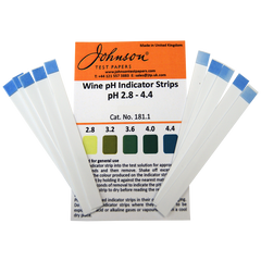 Індикаторні смужки на pH вина 2.8–4.4 JTP Wine pH Indicator Strips 1422N фото