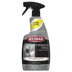 Засіб для очищення та полірування нержавіючої сталі (спрей, 651 мл) WEIMAN Stainless Steel Cleaner 22-fl oz