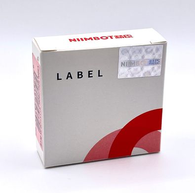 Етикетки для принтера Niimbot (рожеві, 12 х 40 мм, 160 шт.) 1953 фото