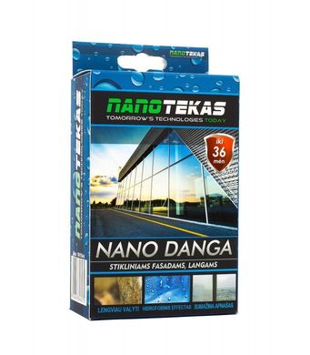 Гідрофобне покриття для фасадного скла NANOTEKAS | NANO DANGA (100 мл) 1212 фото