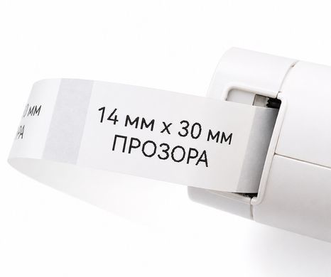 Термоетикетки NIIMBOT 14&times;30 мм прозорі, 210 шт., для принтерів D11, D110, D101 1942 фото