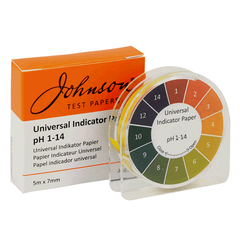 Индикаторные полоски универсальные на pH 1-14 JTP Universal Indicator Paper (рулон 5 м) 1425N фото