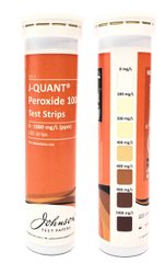 Полоски тестовые на пероксид до 1000 ppm JTP J-QUANT Peroxide 1000 (100 шт.)