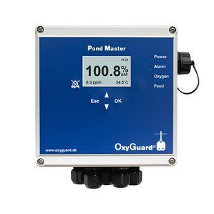 Контролер кисню у воді OxyGuard Pond Master з антиобростаючим датчиком для ставків 2576 фото