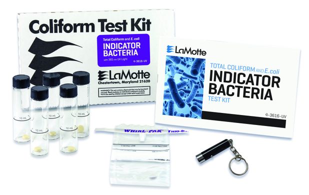 Набор тестов на наличие колиформных бактерий и кишечной палочки в воде LaMotte Total Coliform E. coli Indicator Bacteria Test Kit 1282N фото