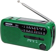 Многофункциональный радиоприемник-фонарик с функциями автономного питания и сигнализации DEGEN DE13 DSP