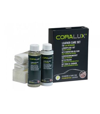 Комплект по догляду за автомобільною шкірою LCK CORALUX Leather Care Set