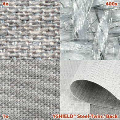 Екрануюча тканина YSHIELD® STEEL-TWIN | ВЧ+НЧ | (ширина 150 cм на 1 м)